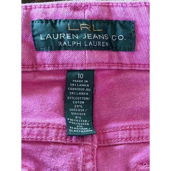 Polo Ralph Lauren Tompkins Skinny Straight Jeans Streetcore Southern Derby Sz 10 - Picture 6 of 9